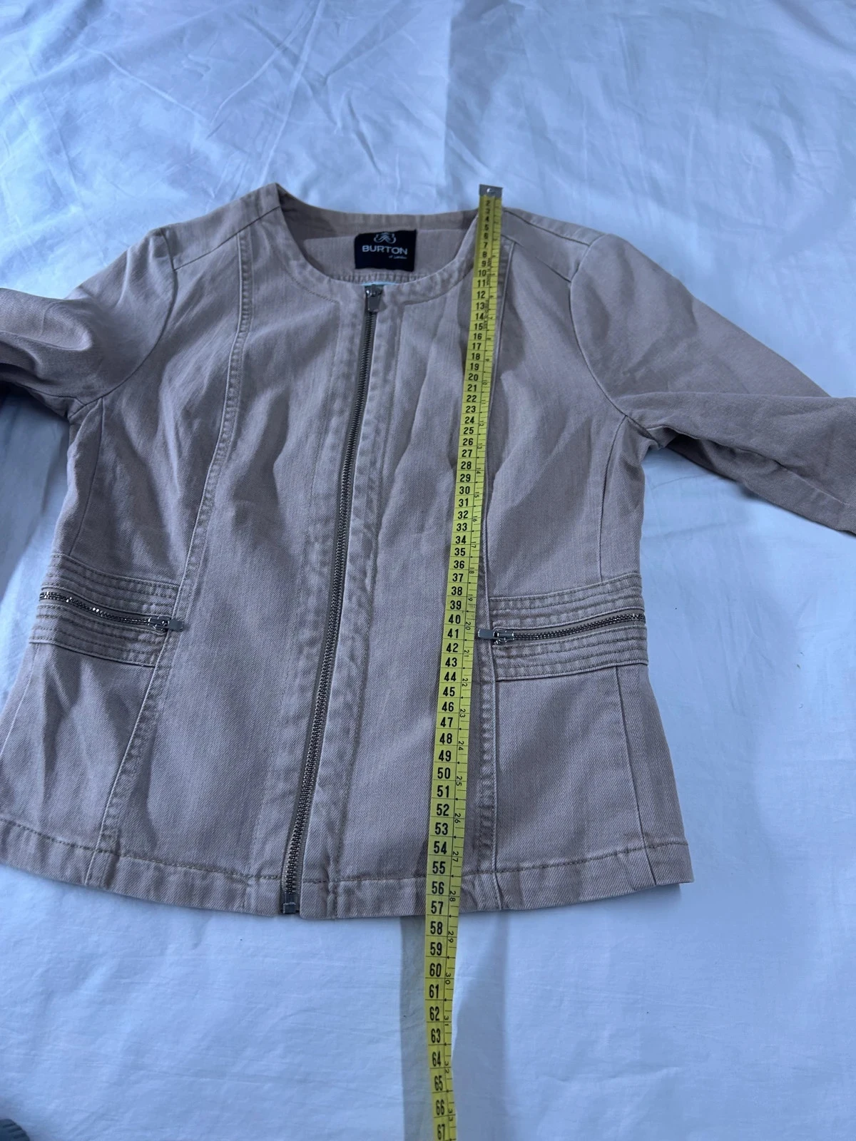 Crème beige spijkervest burton – photo 7